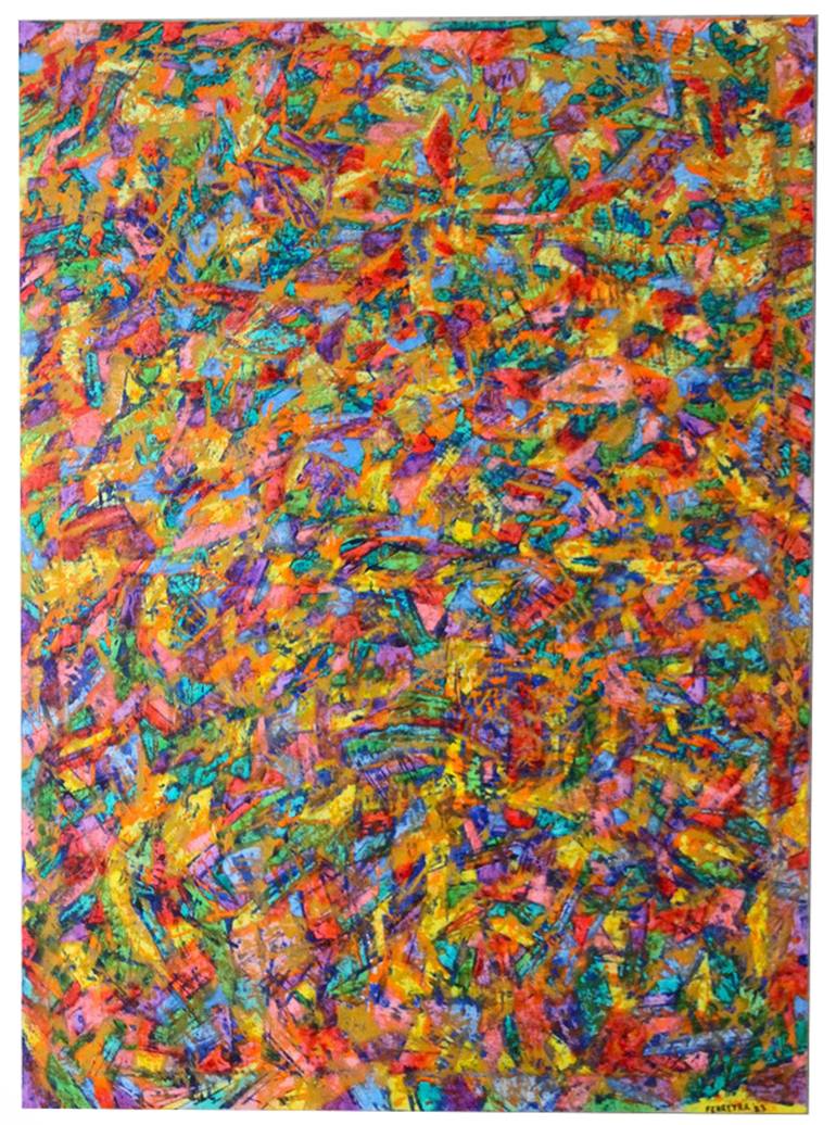 Original Abstract Expressionism Abstract Painting by Ivo Ferreyra