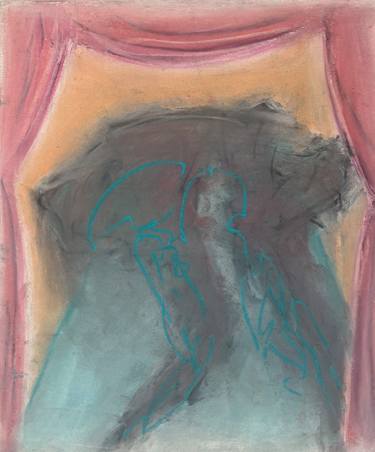 Original Surrealism Abstract Drawing by George Peck