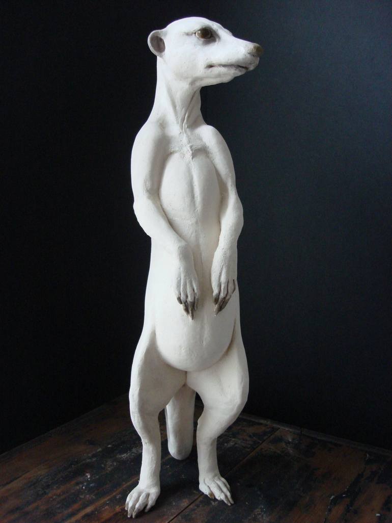 Original Realism Animal Sculpture by Greet Desal