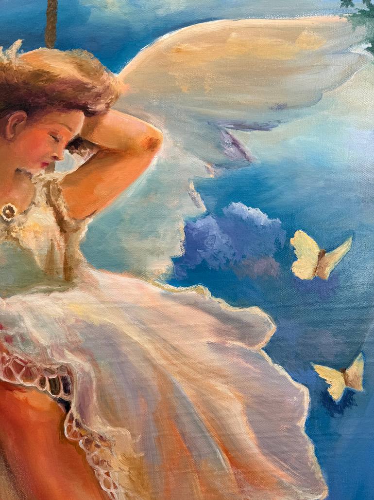 Original Romanticism Women Painting by Oksana Nasibullova