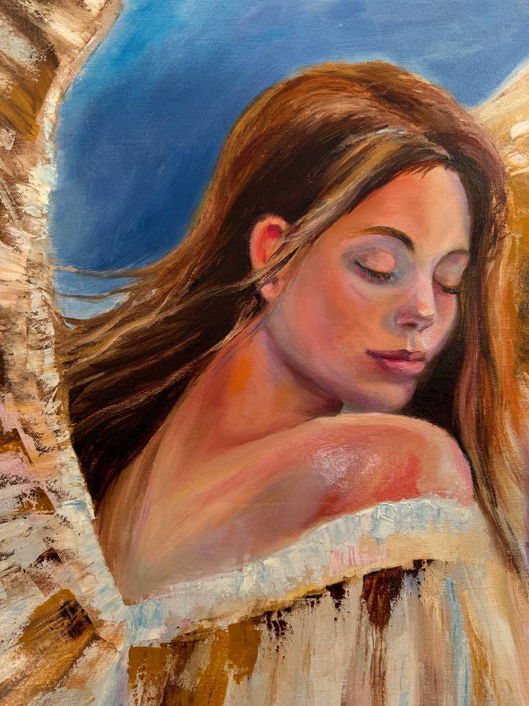 Original Art Deco Women Painting by Oksana Nasibullova