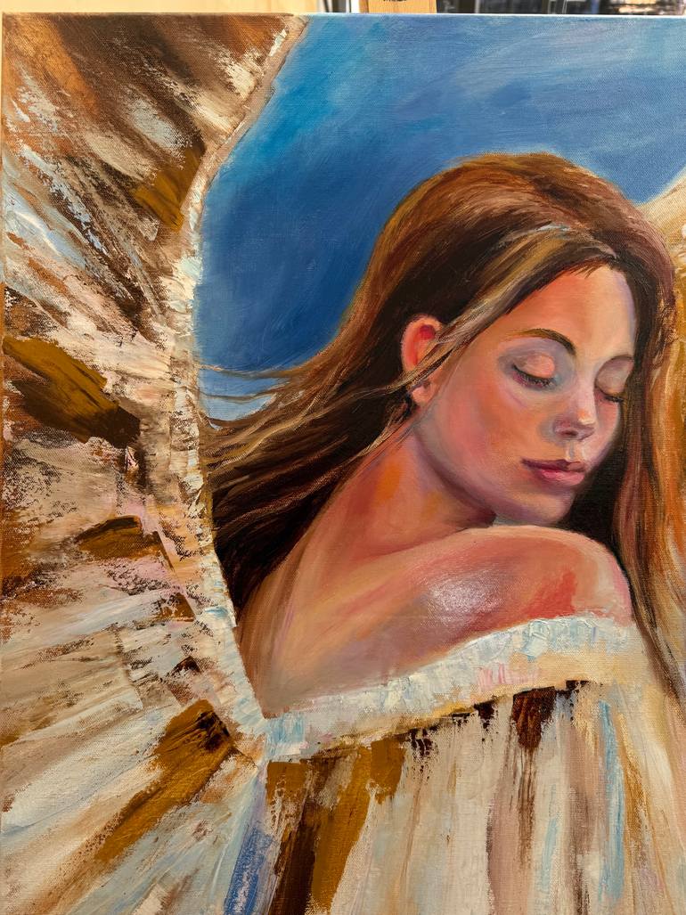 Original Art Deco Women Painting by Oksana Nasibullova