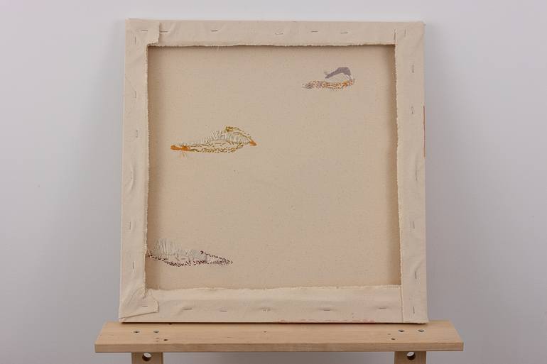 Original Color Field Painting Abstract Mixed Media by Carrie Hotz-Barth