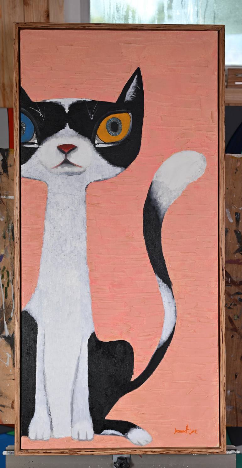 Original Symbolism Animal Painting by Ohjea Kwon