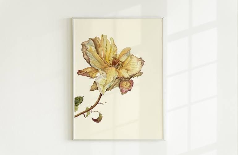 Original Contemporary Botanic Painting by Daniela Grisel Beizaga