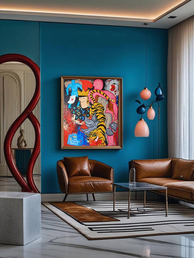 Original Figurative Fantasy Painting by Ivânia Dos Santos