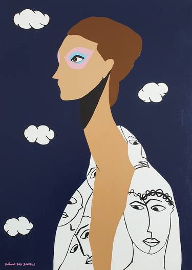 Original Contemporary People Paintings by Ivânia Dos Santos