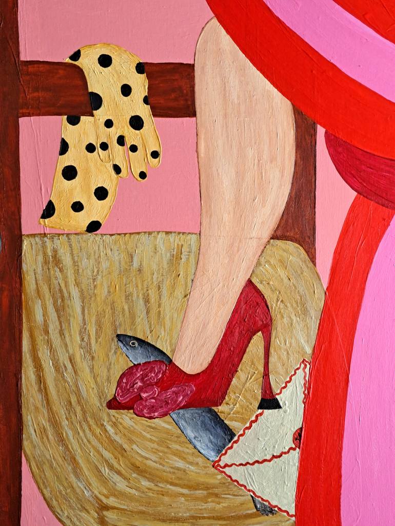 Original Contemporary Women Painting by Ivânia Dos Santos