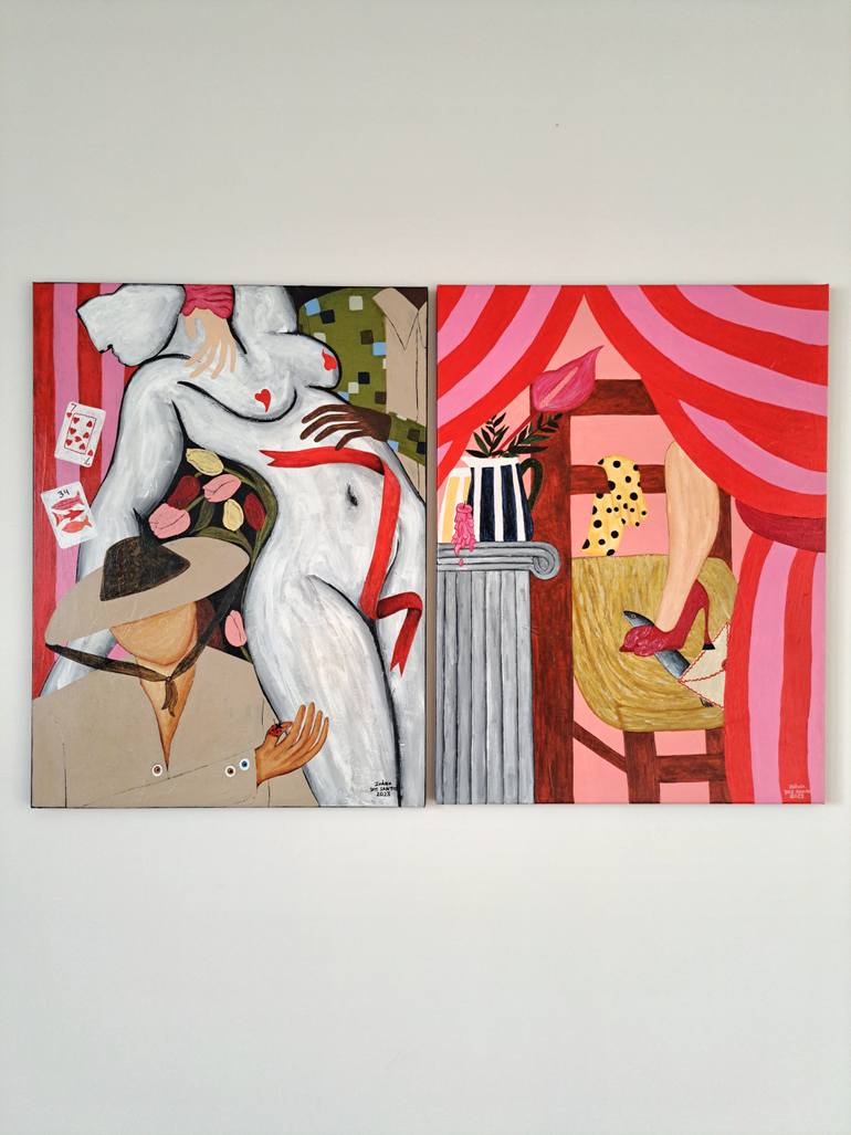 Original Contemporary Women Painting by Ivânia Dos Santos