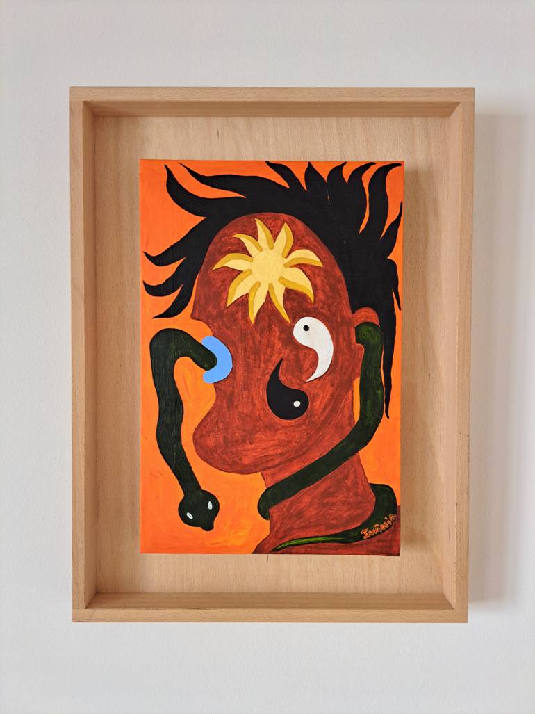Original Contemporary Men Painting by Ivânia Dos Santos