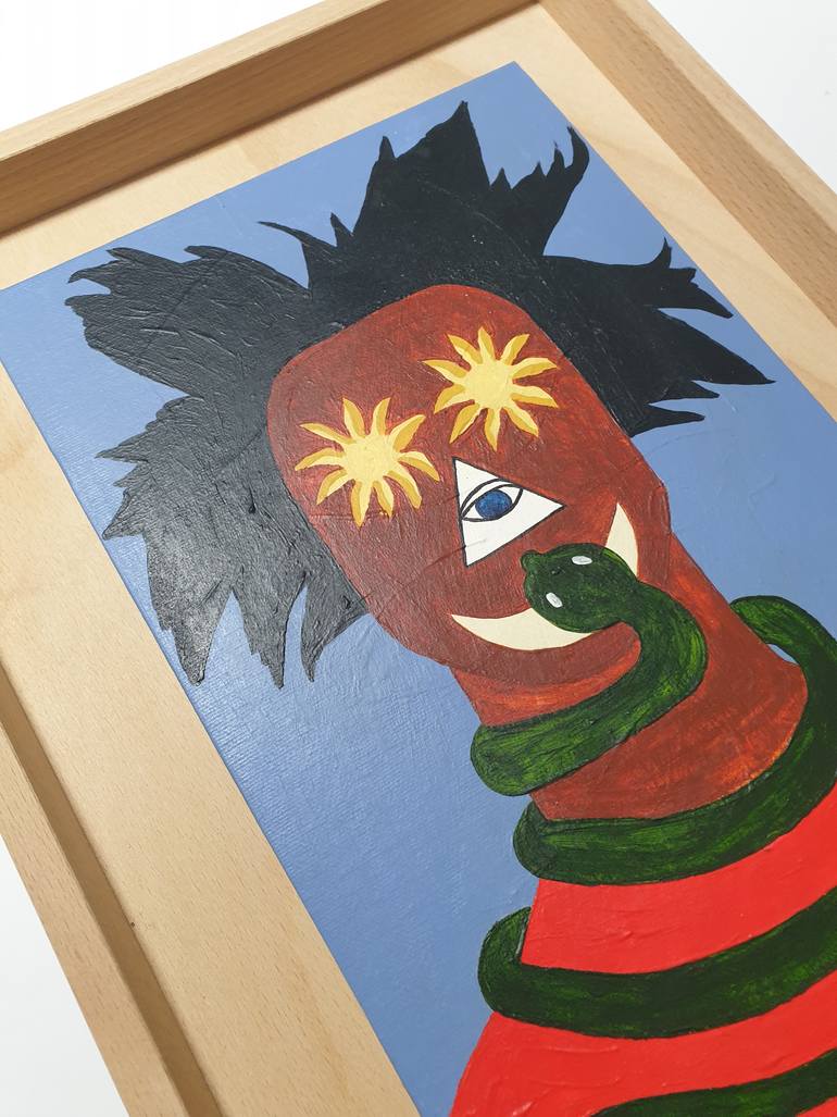 Original Contemporary Men Painting by Ivânia Dos Santos