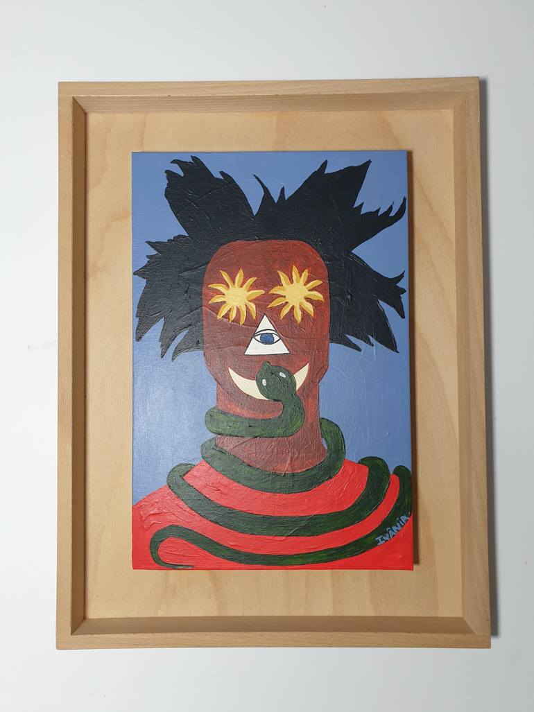 Original Contemporary Men Painting by Ivânia Dos Santos