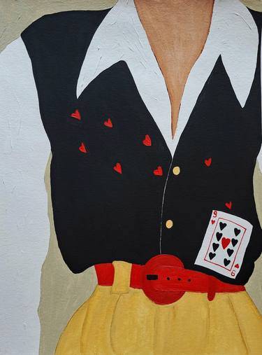 Original Contemporary Fashion Painting by IvâNia Dos Santos