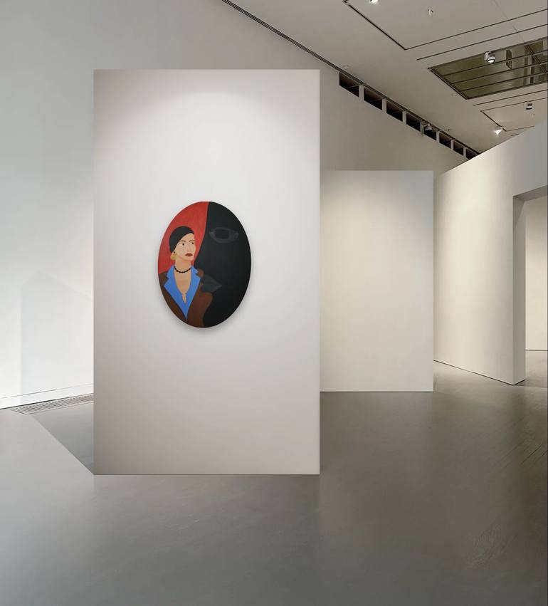 Original Abstract Expressionism People Painting by Ivânia Dos Santos