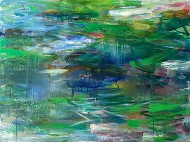 Original Abstract Landscape Paintings by Helga Albrecht