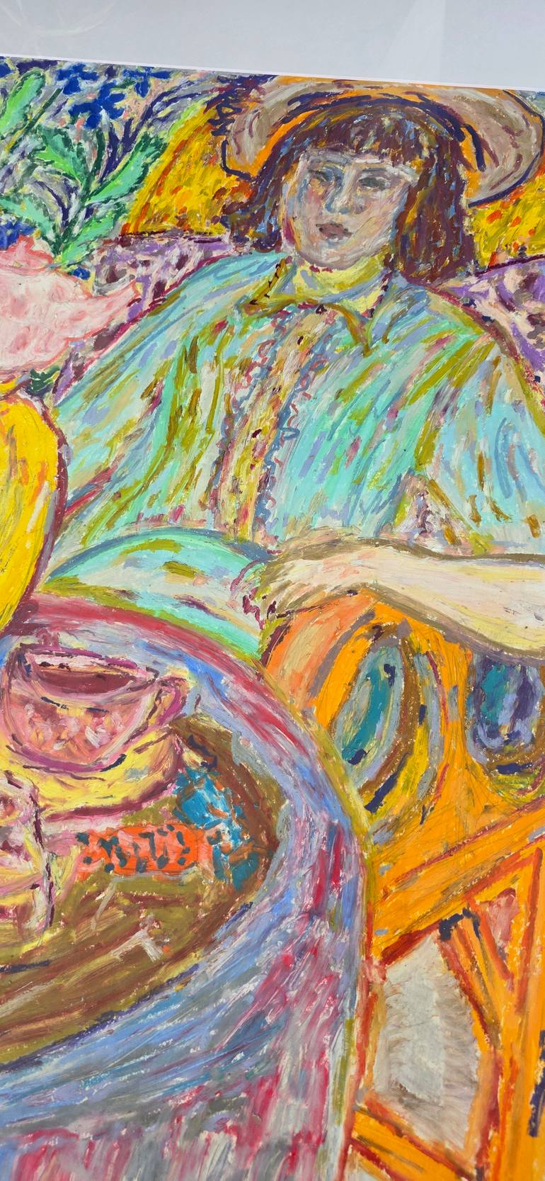 Original Expressionism Women Drawing by Yuliya GündoğAn