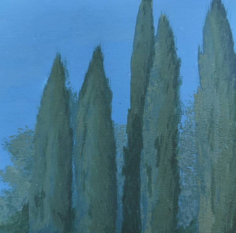 Original Symbolism Travel Painting by Irina Demchenko