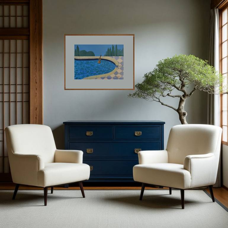 Original Symbolism Travel Painting by Irina Demchenko