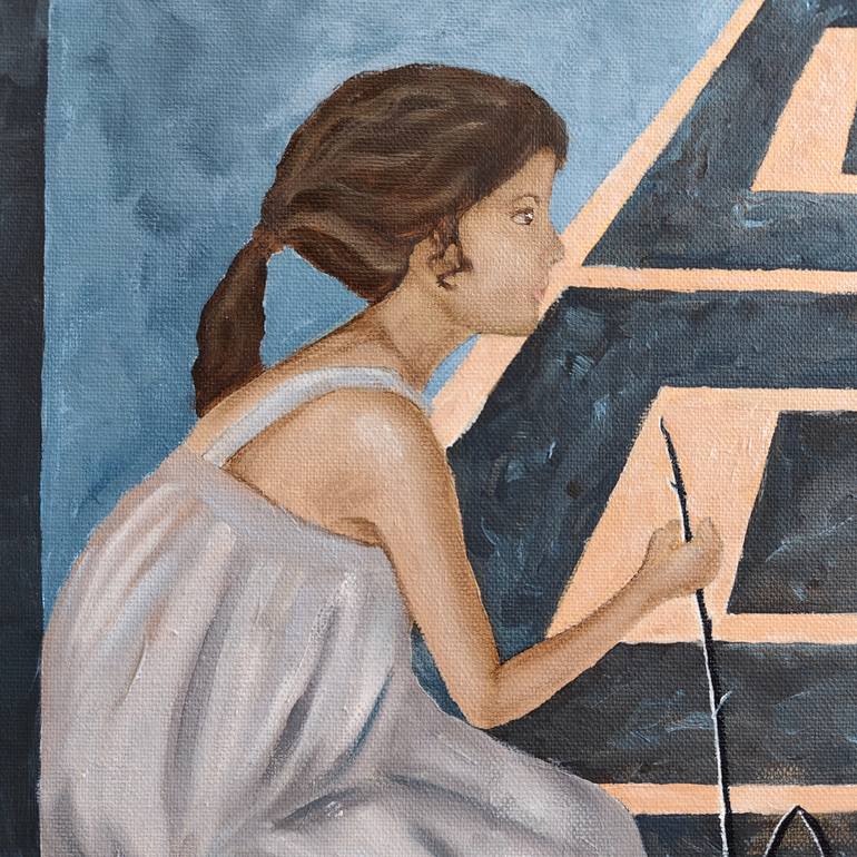Original Surrealism Seascape Painting by Irina Demchenko