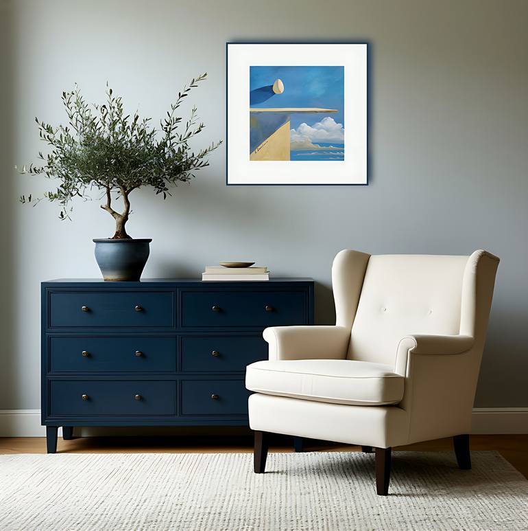 Original Abstract Landscape Painting by Irina Demchenko