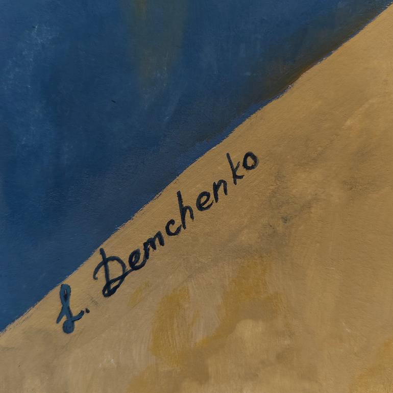 Original Abstract Landscape Painting by Irina Demchenko