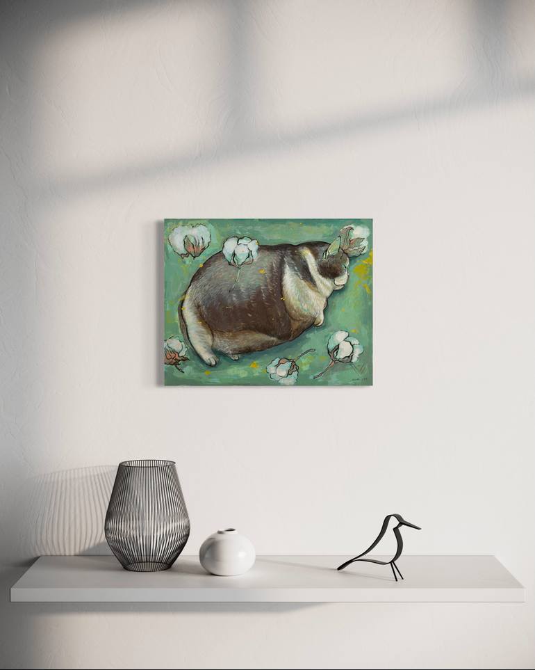 Original Realism Animal Painting by Janina Vakhovich