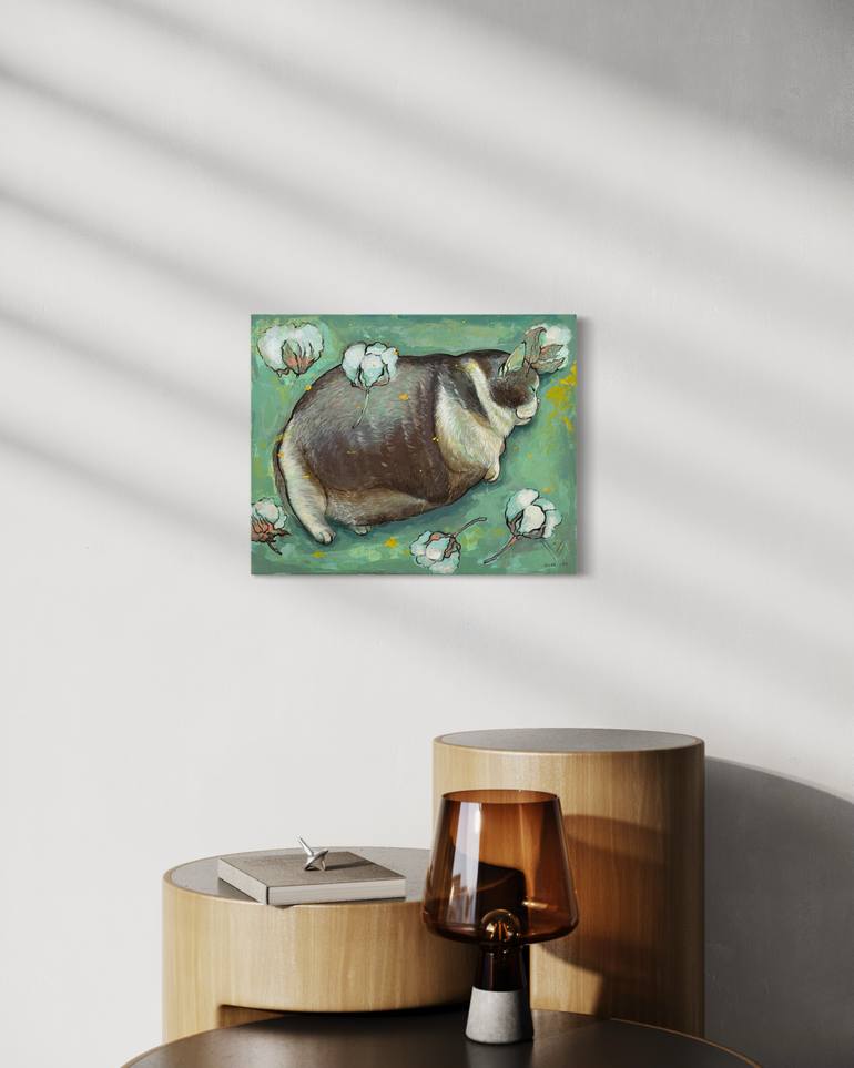 Original Realism Animal Painting by Janina Vakhovich