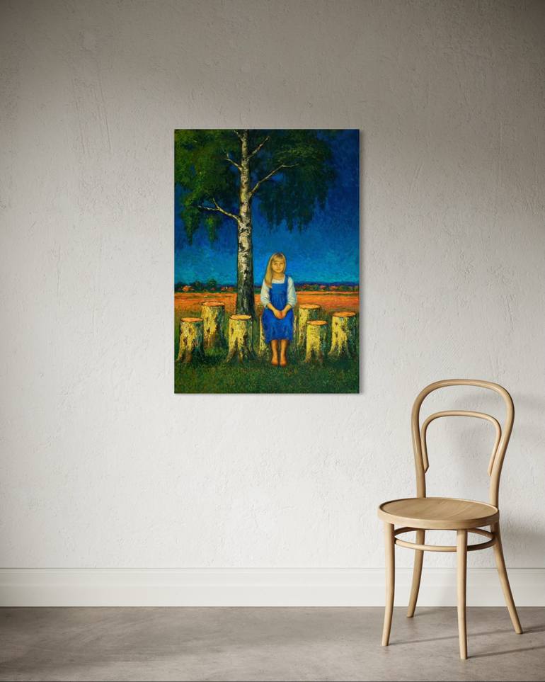 Original Figurative People Painting by Janina Vakhovich