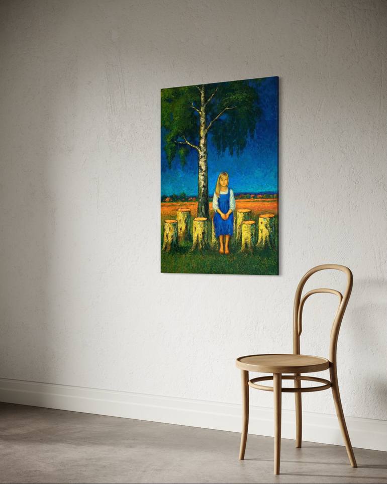Original Figurative People Painting by Janina Vakhovich