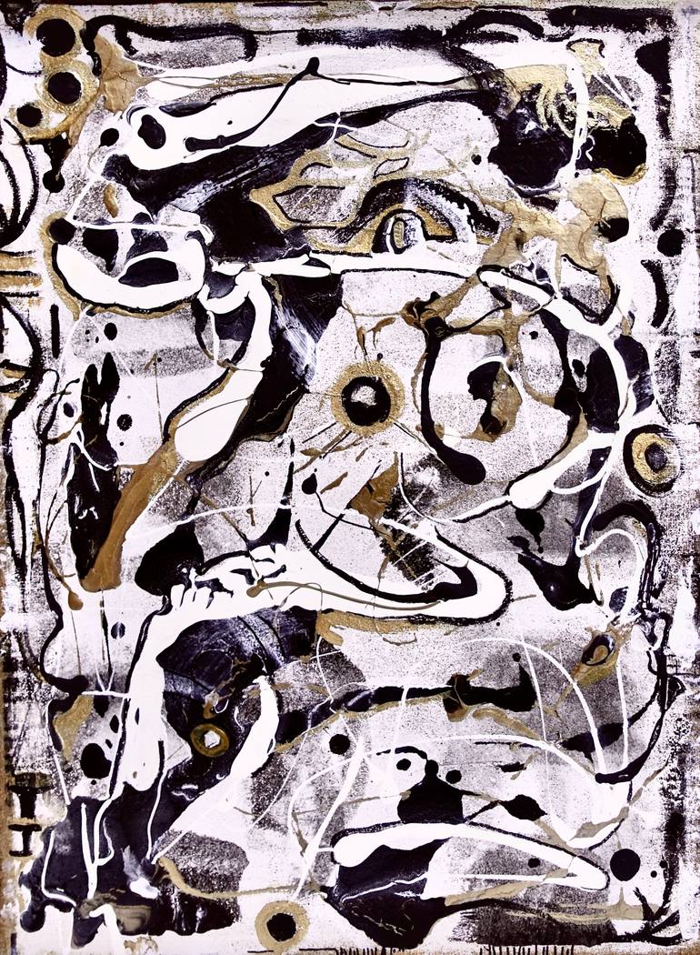 Original Abstract Expressionism Abstract Painting by Phoebe Mcenery