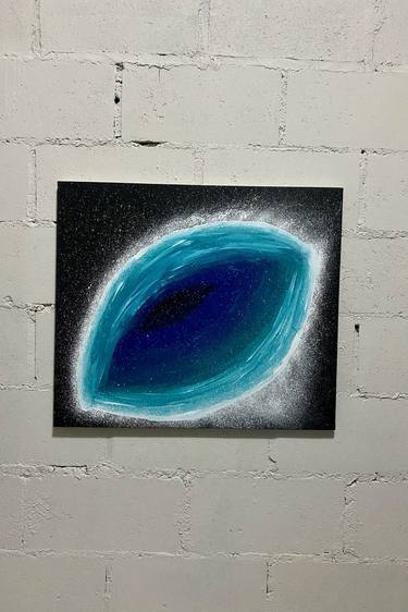 Original Abstract Outer Space Paintings by Triboulet Art