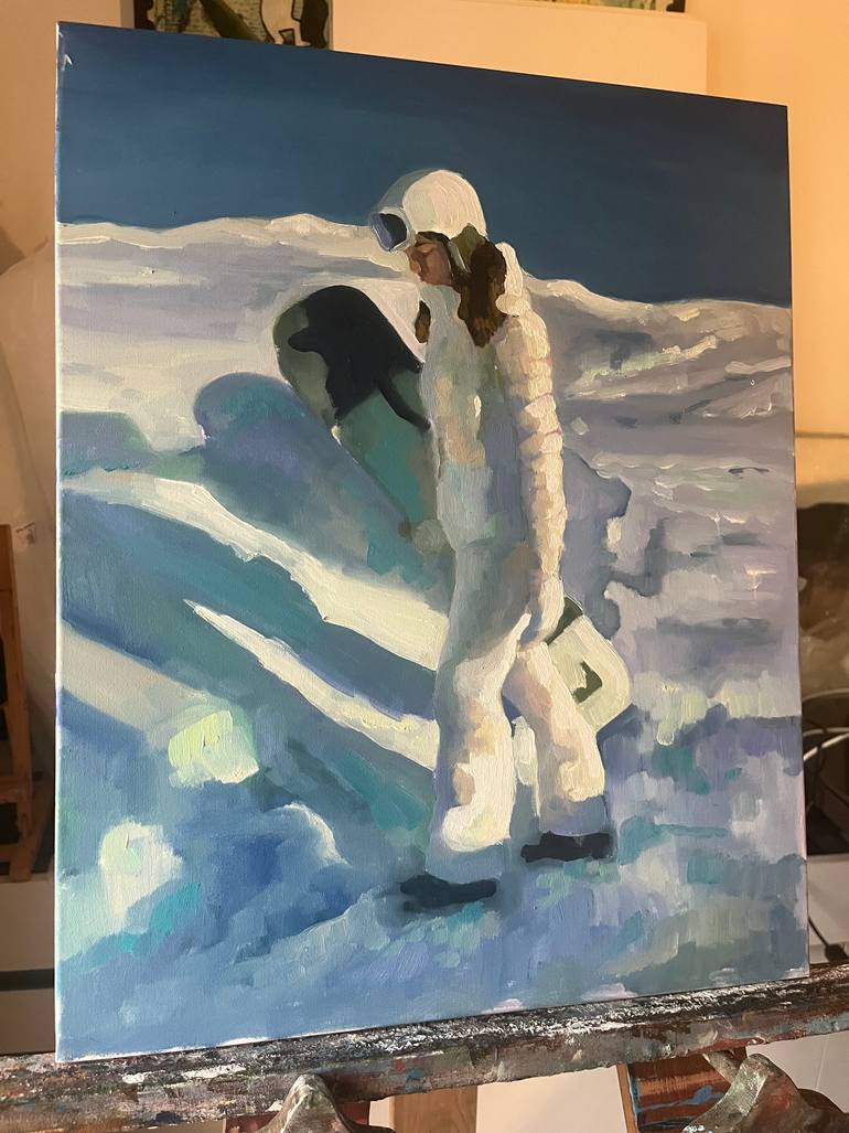 Original Figurative Sports Painting by Manuela Gallo