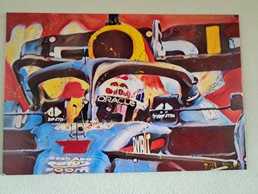 Original Contemporary Sports Mixed Media by Pieter Broos