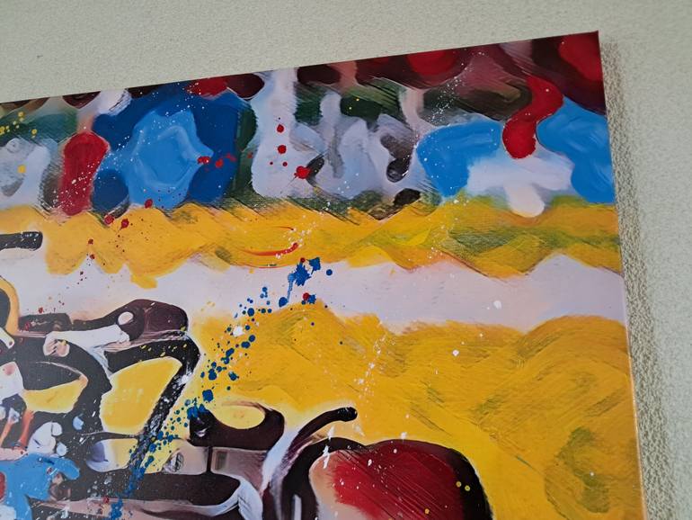 Original Contemporary Sports Mixed Media by Pieter Broos