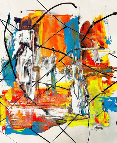 Original Abstract Expressionism Abstract Paintings by Ariel Barcia
