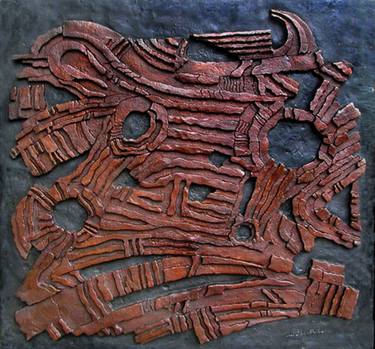 Original Abstract Expressionism Abstract Sculpture by William Beaver