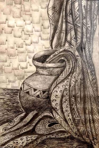 Original Realism Still Life Drawings by Mrs Abdul Majid