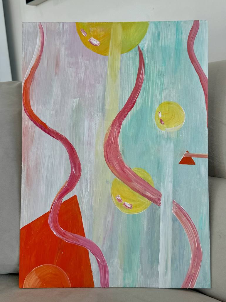 Original Abstract Expressionism Abstract Painting by katypro art