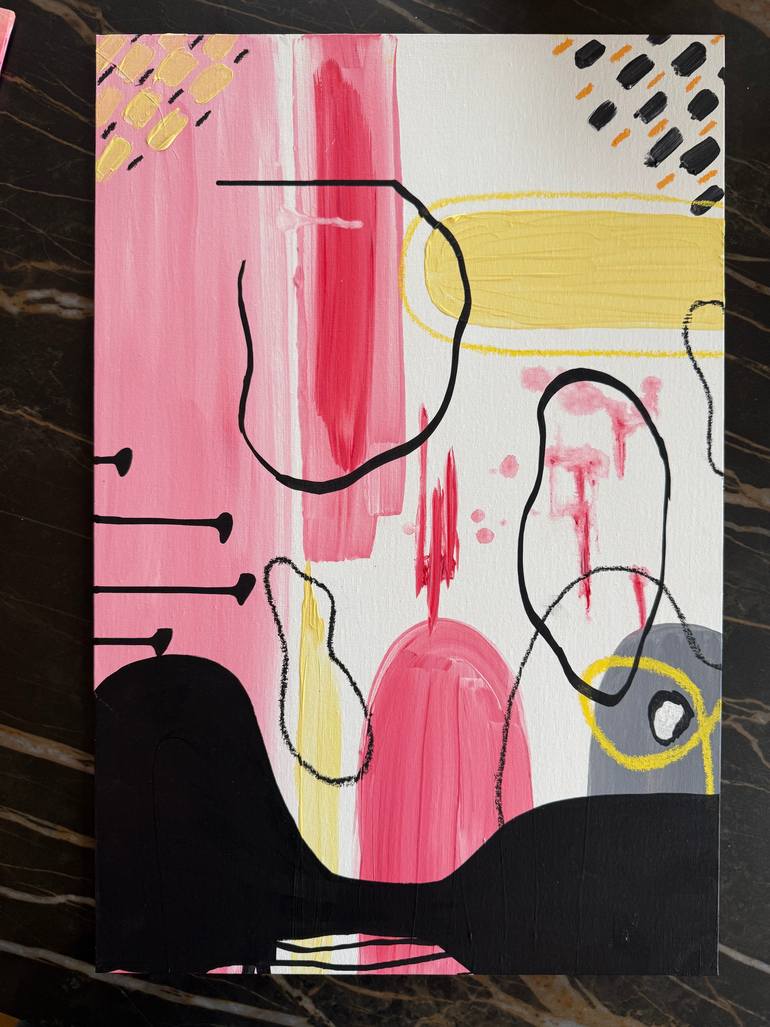 Original Minimalism Abstract Painting by Katypro Art