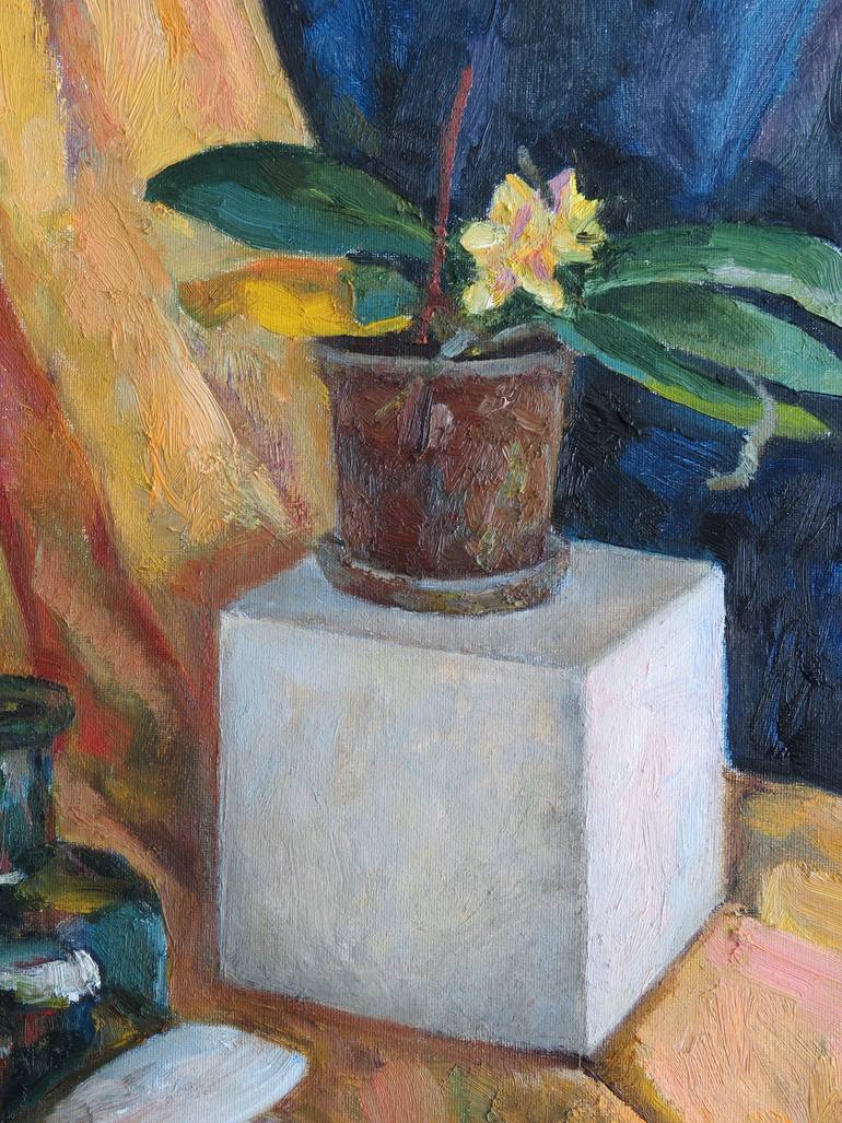 Original Realism Still Life Painting by Elena Goldenberg
