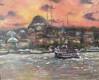 Original Realism Landscape Paintings by Samira Abbas