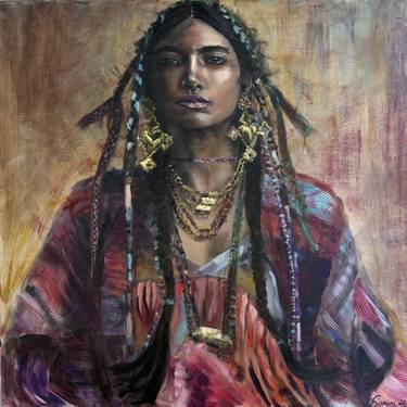 Original Realism People Paintings by Samira Abbas