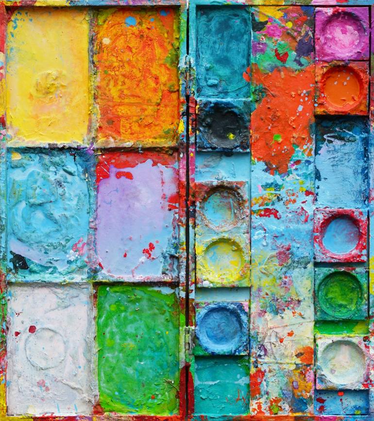Print of Modernism Abstract Paintings by Mark Hellbusch