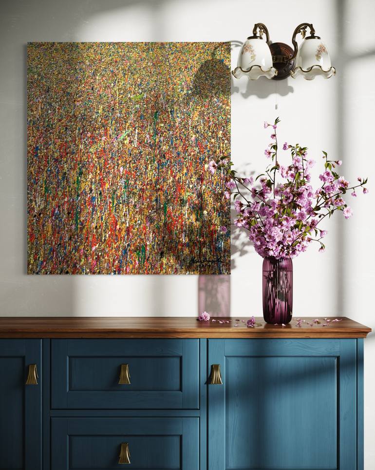 Original Abstract Landscape Painting by Mark Hellbusch