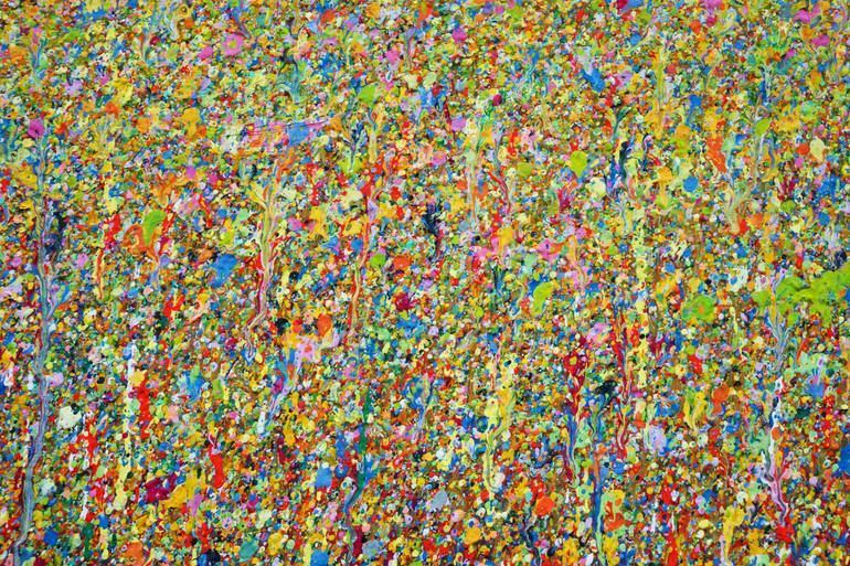 Original Abstract Landscape Painting by Mark Hellbusch