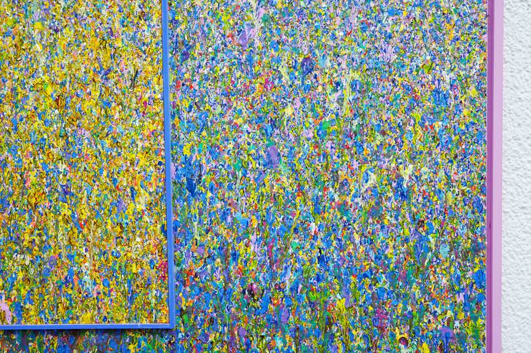 Original Abstract Expressionism Abstract Painting by Mark Hellbusch