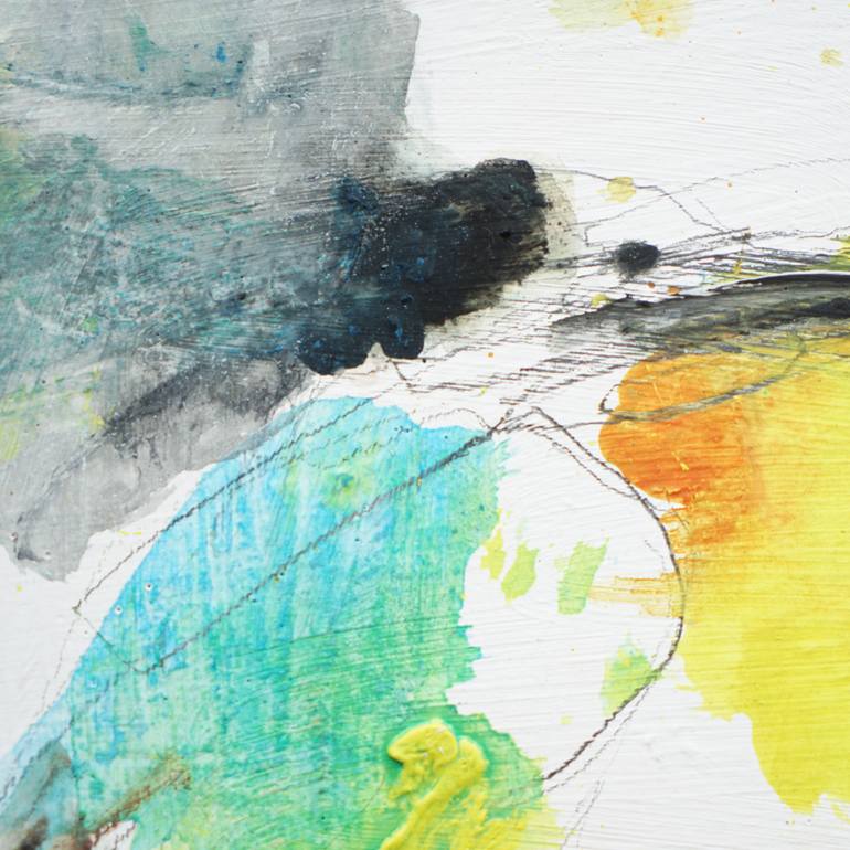 Original Abstract Expressionism Animal Painting by Mark Hellbusch