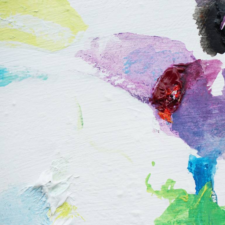 Original Abstract Animal Painting by Mark Hellbusch