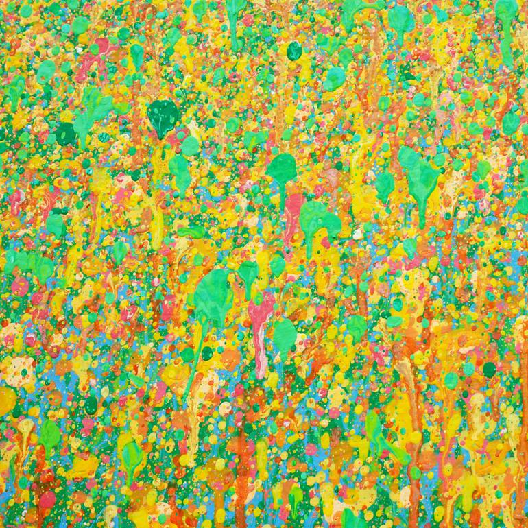 Original Abstract Landscape Painting by Mark Hellbusch