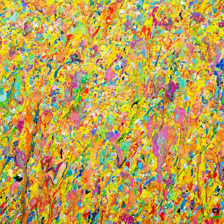 Original Abstract Landscape Painting by Mark Hellbusch